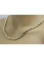 14K Yellow White Gold Modern Chain Necklace cc100yw