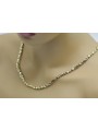 14K Yellow White Gold Modern Chain Necklace cc100yw