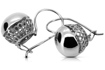 Antike Ohrringe aus Sterlingsilber 925, keine Edelsteine ven122s