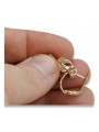 "Elegante Keine Steine 14k Originales Vintage-Roségold Hoops" ven175 ven175