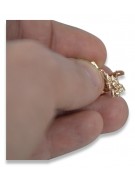 "Keine Steine Originales Vintage-Roségold 14k 585 Blumenohrringe" ven190 ven190