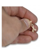 "Keine Steine, Originales Vintage-Roségold 14k 585 Gold Vintage Blatt Ohrringe" ven230 ven230