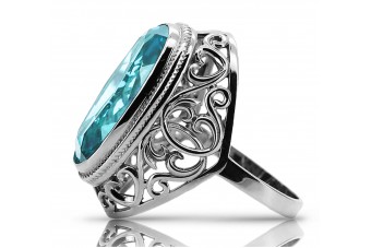 Sterling Silber 925, Aquamarin, vrc184s. vrc184s