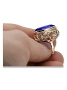 Russische sowjetische Rose 14k 585 Gold Alexandrit Rubin Smaragd Saphir Zirkon Ring vrc084