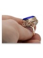 Russian Soviet rose 14k 585 gold Alexandrite Ruby Emerald Sapphire Zircon ring  vrc084