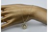 Divine 14k Gold Mother of God Medallion & Snake Chain Set pm005y&cc080y