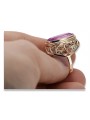 Anillo ruso soviético rosa 14k 585 oro Alejandrita Rubí Esmeralda Zafiro Zircon vrc014