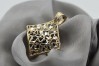 "Superbe Pendentif Moderne en Or Jaune Italien 14k 585" cpn061yw cpn061yw