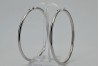 Итальянские круглые серьги-кольца из белого золота 14 карат ceh010w ceh010w