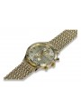 Ceas Geneve unisex din aur galben 14k 585 mw007y&mbw013y-f