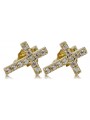 Boucles d’oreilles en or zlotychlopak.pl ★ Échantillon d’or ★ 585 333 Prix bas!