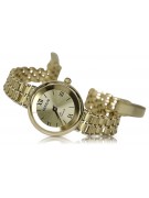 Italian 14K Yellow Gold Lady Geneve Watch lw083y