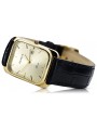 Gold men's watch Geneve ★ zlotychlopak.pl ★ Gold purity 585 333 Low Price!