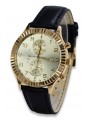 Reloj de oro para hombre Geneve ★ zlotychlopak.pl ★ Pureza de oro 585 333 Precio bajo!