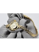 Reloj de dama Geneve en oro amarillo de 14 quilates lw084y