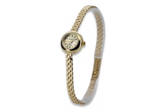 Reloj de dama Geneve en oro amarillo de 14 quilates lw084y