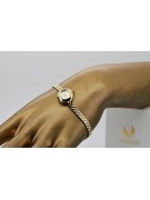 Montre dame en or jaune 14 carats lw084y