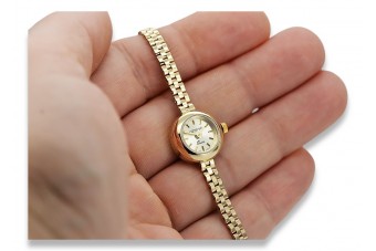 Reloj de dama Geneve en oro amarillo de 14 quilates lw084y
