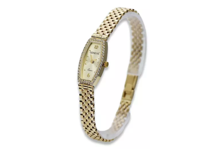 Gold Ladies Watch ★ Zlotychlopak.pl ★ Gold Pureity 585 333 ¡Bajo precio!