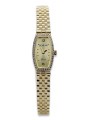 Elegancki zegarek Geneve z 14k żółtego złota lw100y