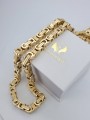 Gelbe 14k Gold Bizantinische Kette ★ russiangold.com ★ Gold 585 333 Niedriger Preis