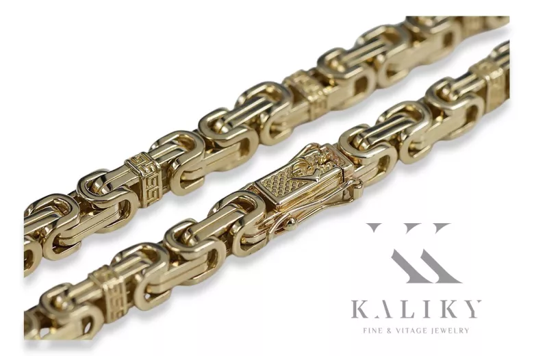 Yellow 14k gold Bizantine chain ★ russiangold.com ★ Gold 585 333 Low price