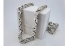 Elegant 14K White Gold Bizantina Solid Chain cc097w