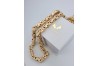 Rose Pink 14K Gold Bizantina Solid Chain Collection cc097r