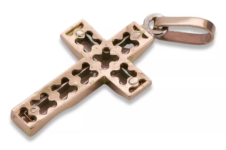 Croix ★ catholique d’or russiangold.com ★ or 585 333 Prix bas