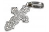 "14K White Gold 585 Solid Orthodox Cross Pendant" oc014w oc014w
