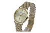 Goldene 14k 585 Damen Armbanduhr Geneve mw004y&mbw005y-f