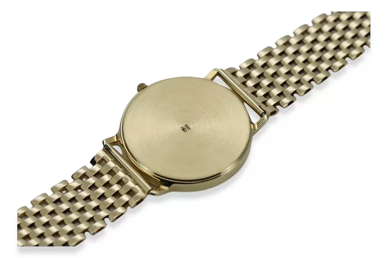 Reloj de oro para hombre Geneve ★ https://zlotychlopak.pl/es/ ★ Pureza del oro 585 333 ¡Precio bajo!