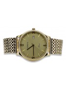 Gold men's watch Geneve ★ zlotychlopak.pl ★ Gold purity 585 333 Low Price!