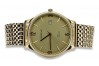 Reloj de Dama en Oro Amarillo 14k 585 estilo Geneve mw017y&mbw013yo