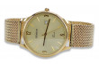 "Златен дамски часовник Lady Geneve с жълто 14k 585 злато" mw017y&mbw014y-f