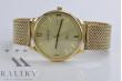 Жовтий 14k 585 золотий годинник Lady Geneve mw017y&mbw014y-f