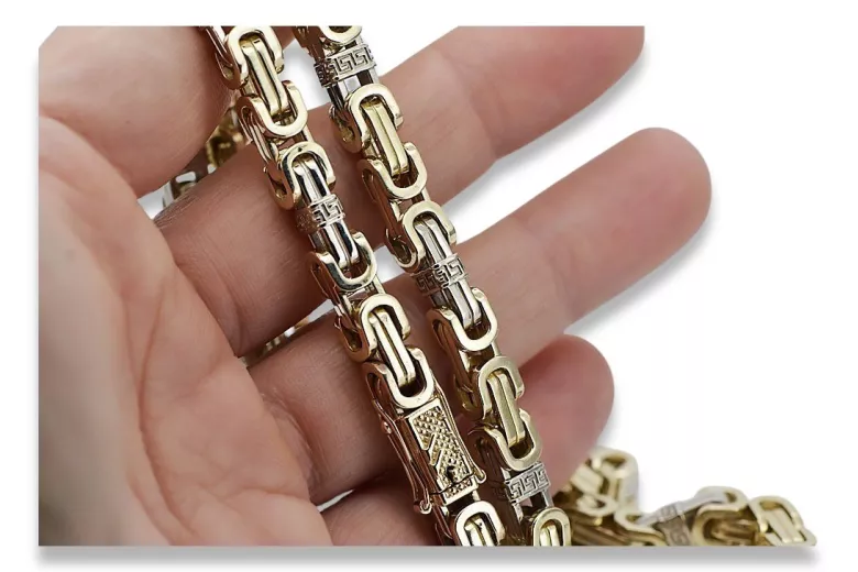 Yellow 14k gold Bizantine chain ★ russiangold.com ★ Gold 585 333 Low price