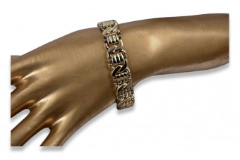 Złota bransoletka russiangold.com ★ Złoto 585 333 Niska cena