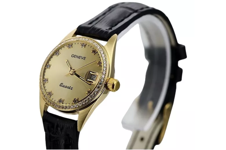 Gold Ladies watch ★ https://zlotychlopak.pl/fr/ ★ Pureté d'or 585 333 Low price!