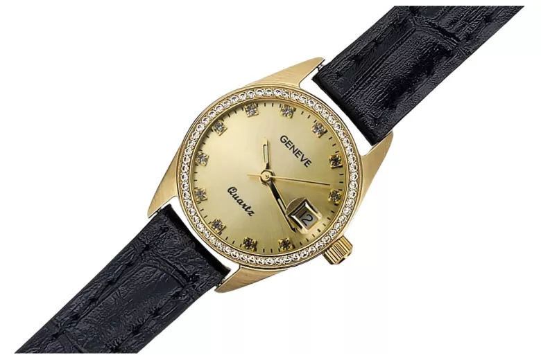 Gold ladies watch ★ zlotychlopak.pl ★ Gold purity 585 333 Low price!