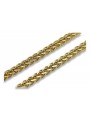 14K Italian Yellow Gold Spiga Chain - Timeless Elegance cc036y