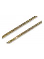 14K Italian Yellow Gold Spiga Chain - Timeless Elegance cc036y