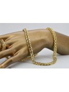 14K Italian Yellow Gold Spiga Chain - Timeless Elegance cc036y