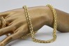 14K Italian Yellow Gold Spiga Chain - Timeless Elegance cc036y