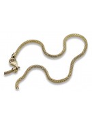 Italian 14K Yellow Gold Rope Chain Necklace cc075y