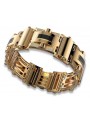 Yellow rose gold bracelet ★ russiangold.com ★ Gold 585 333 Low price