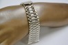 14K White Gold Adjustable Watch Bracelet mbw009w