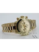 Gold men's watch Geneve ★ zlotychlopak.pl ★ Gold purity 585 333 Low Price!