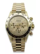 Gold men's watch Geneve ★ zlotychlopak.pl ★ Gold purity 585 333 Low Price!