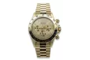 Gold men's watch Geneve ★ zlotychlopak.pl ★ Gold purity 585 333 Low Price!